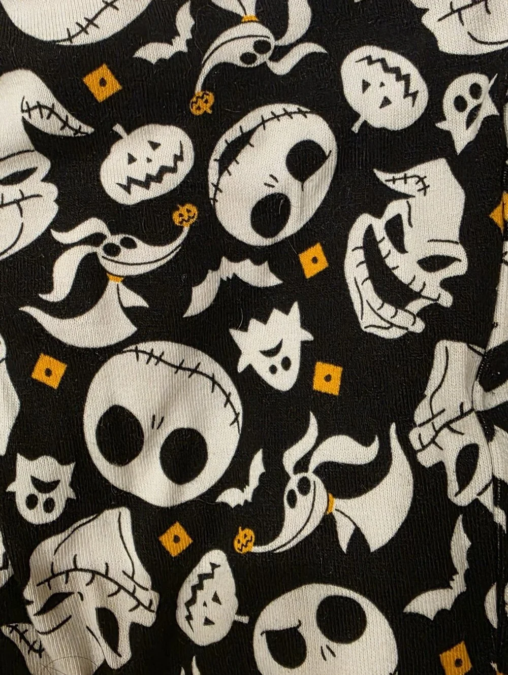 Old Navy X Disney Nightmare Before Christmas Jack Skellington Pajamas Size S (6)